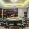 Taizhou hotel and catering furniture manufacturer direct sales: New electric dining tables for seafood restaurants, high-end solid wood round tables for clubs Item Picture
